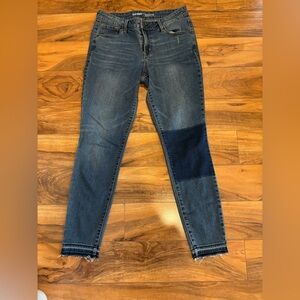 Old Navy Dark Blue Skinny Jeans with Patch